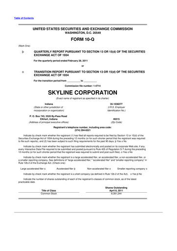 Thumbnail Champion Homes 10-Q Quarterly Report FY 