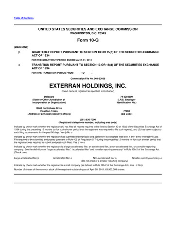 Thumbnail Archrock 10-Q Quarterly Report FY2011 