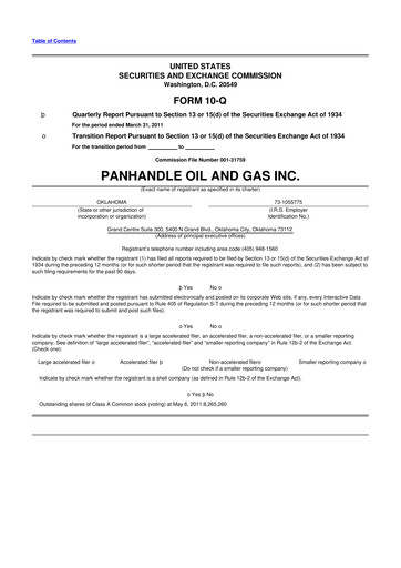 Thumbnail PHX Minerals 10-Q Quarterly Report FY 
