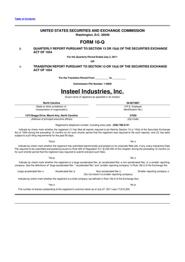 Vorschaubild Insteel Industries 10-Q Quartalsbericht  