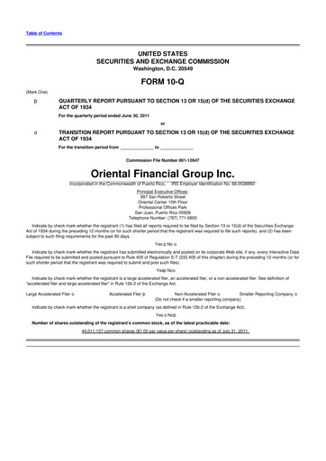 Thumbnail OFG Bancorp
 10-Q Quarterly Report FY 