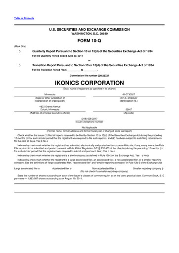 Miniature TeraWulf 10-Q Rapport trimestriel 2011 