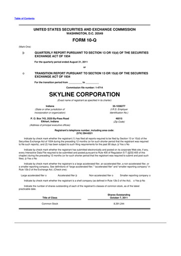 Thumbnail Champion Homes 10-Q Quarterly Report FY2012 