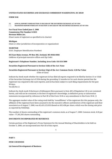 Thumbnail MillerKnoll 10-K Annual Report 