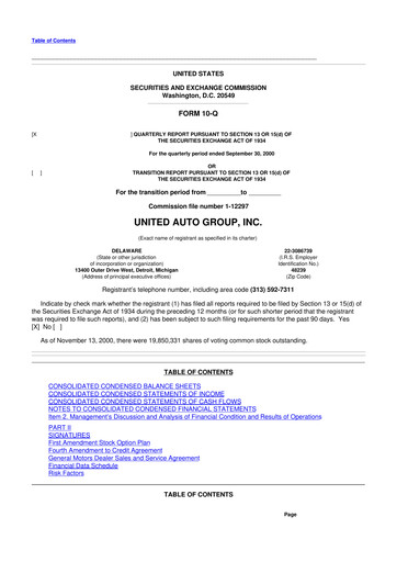 Thumbnail Penske Automotive Group 10-Q Quarterly Report FY 