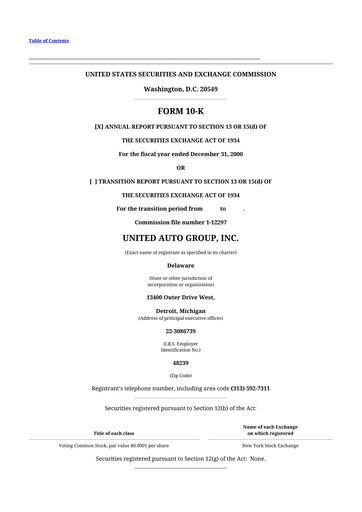 Thumbnail Penske Automotive Group 10-K Annual Report 