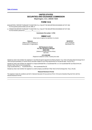 Thumbnail Ally Financial 10-Q Quarterly Report FY 