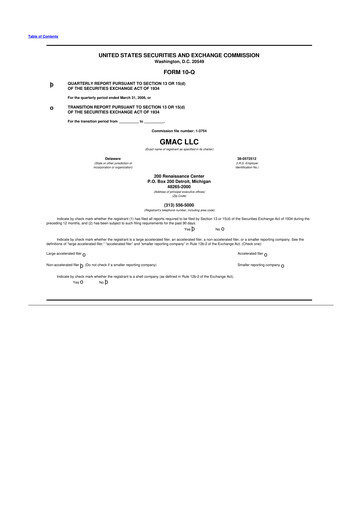 Thumbnail Ally Financial 10-Q Quarterly Report FY 