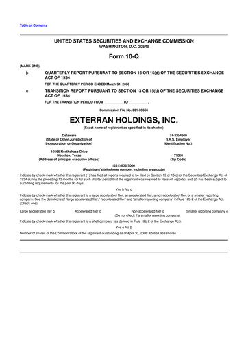 Thumbnail Archrock 10-Q Quarterly Report FY 