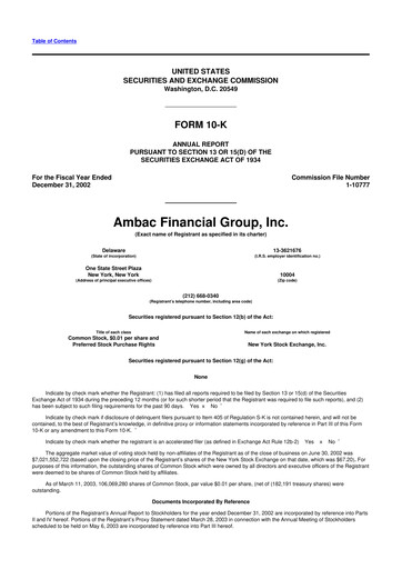 Thumbnail Octave Specialty Group 10-K Annual Report 