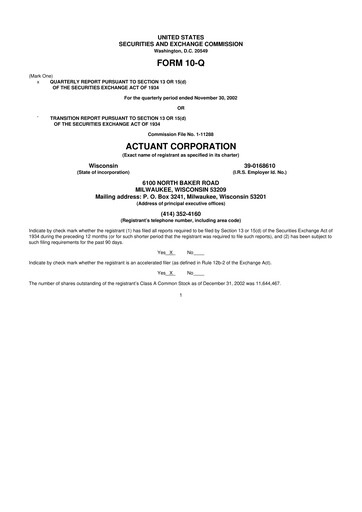 Thumbnail Enerpac Tool Group
 10-Q Quarterly Report FY 