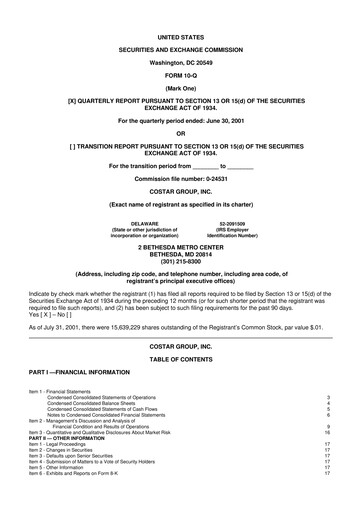 Thumbnail CoStar Group 10-Q Quarterly Report FY 