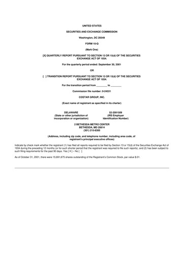 Thumbnail CoStar Group 10-Q Quarterly Report FY 