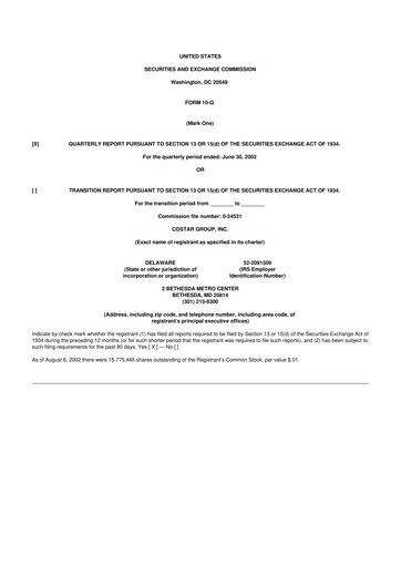 Thumbnail CoStar Group 10-Q Quarterly Report FY 