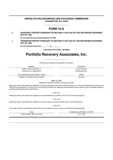 Thumbnail PRA Group
 10-Q Quarterly Report FY 