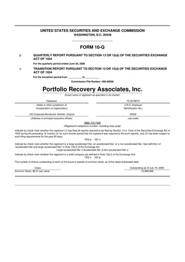 Thumbnail PRA Group
 10-Q Quarterly Report FY 