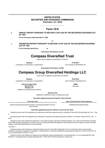 Thumbnail Compass Diversified Holdings 10-K Annual Report 