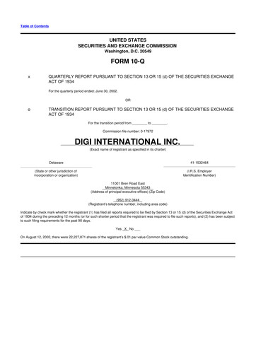 Thumbnail Digi International
 10-Q Quarterly Report FY 