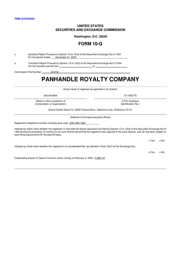 Thumbnail PHX Minerals 10-Q Quarterly Report FY 