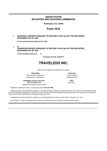 Thumbnail Travelzoo 10-Q Quarterly Report FY 