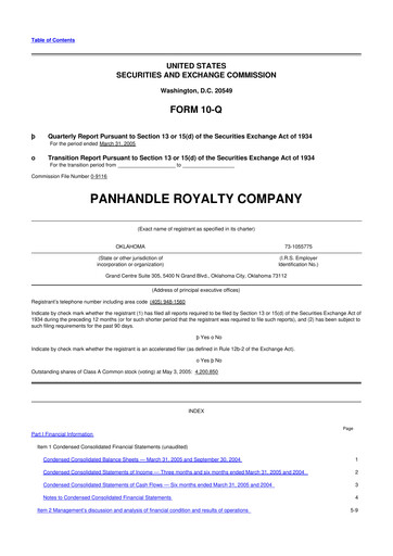 Thumbnail PHX Minerals 10-Q Quarterly Report FY 