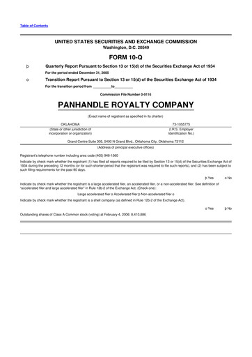 Thumbnail PHX Minerals 10-Q Quarterly Report FY 