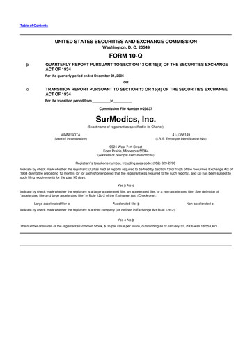 Thumbnail SurModics 10-Q Quarterly Report FY 