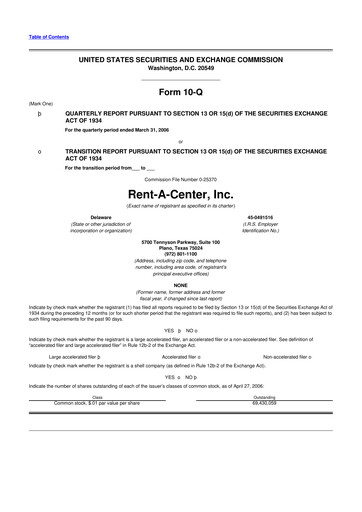 Thumbnail Upbound Group 10-Q Quarterly Report FY 