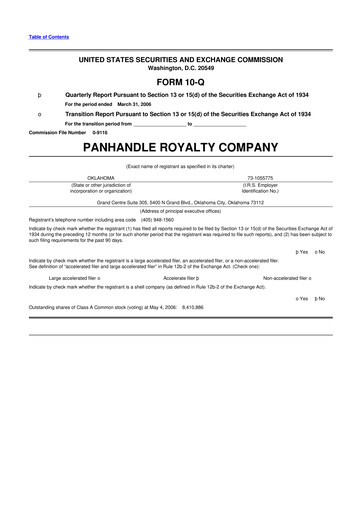 Thumbnail PHX Minerals 10-Q Quarterly Report FY 