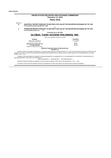 Thumbnail Everi Holdings
 10-Q Quarterly Report FY 