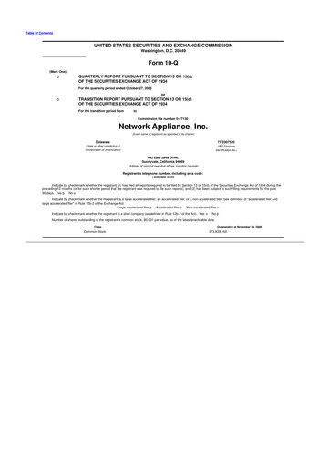 Thumbnail NetApp
 10-Q Quarterly Report FY 