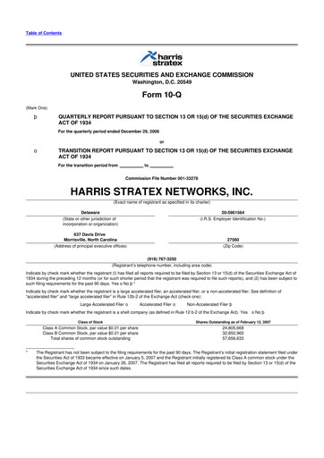 Thumbnail Aviat Networks 10-Q Quarterly Report FY 