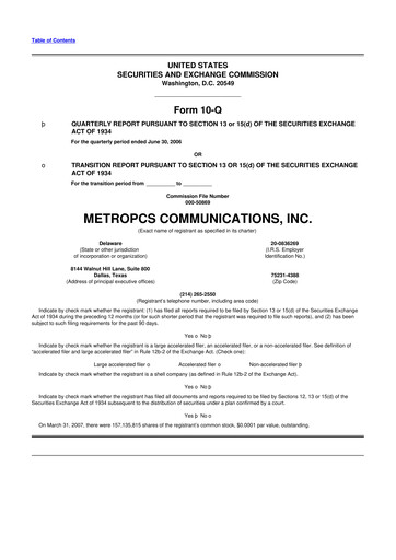 Thumbnail T-Mobile US 10-Q Quarterly Report FY 