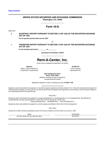 Thumbnail Upbound Group 10-Q Quarterly Report FY 