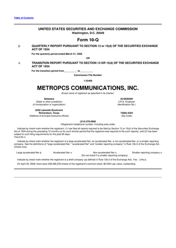 Thumbnail T-Mobile US 10-Q Quarterly Report FY 