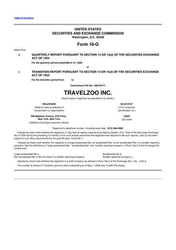 Thumbnail Travelzoo 10-Q Quarterly Report FY 