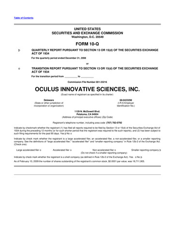 Vorschaubild Sonoma Pharmaceuticals 10-Q Quartalsbericht  