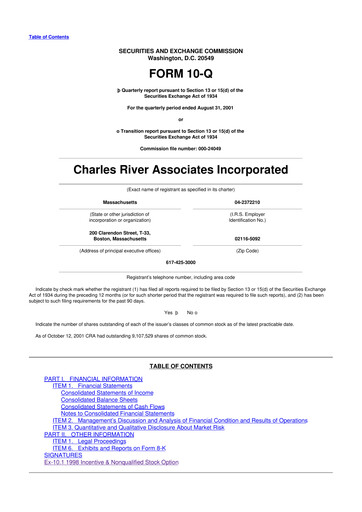 Thumbnail CRA International
 10-Q Quarterly Report FY 