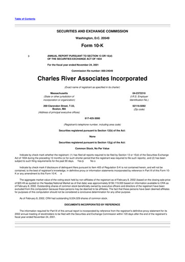 Thumbnail CRA International
 10-K Annual Report 