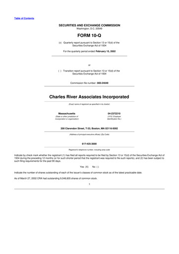 Thumbnail CRA International
 10-Q Quarterly Report FY 
