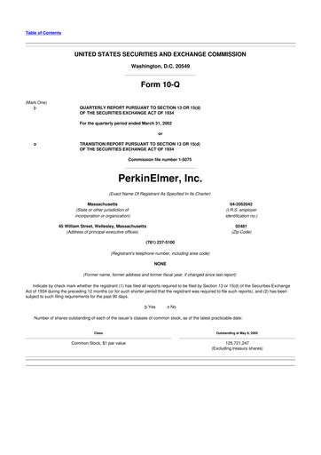 Thumbnail Revvity 10-Q Quarterly Report FY 