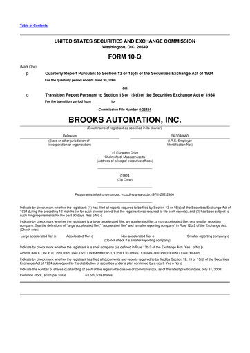 Vorschaubild Azenta 10-Q Quartalsbericht  