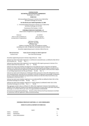 Thumbnail Suburban Propane Partners 10-K Annual Report 