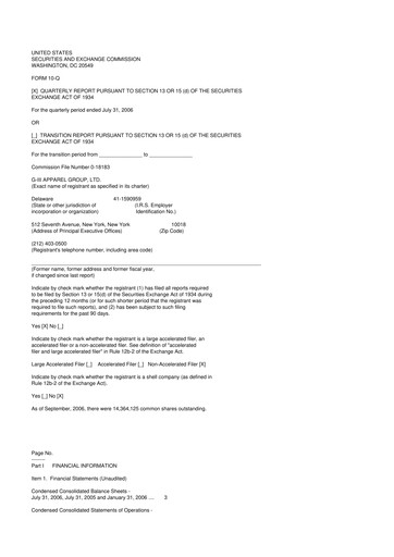 Vorschaubild G-III Apparel Group 10-Q Quartalsbericht  