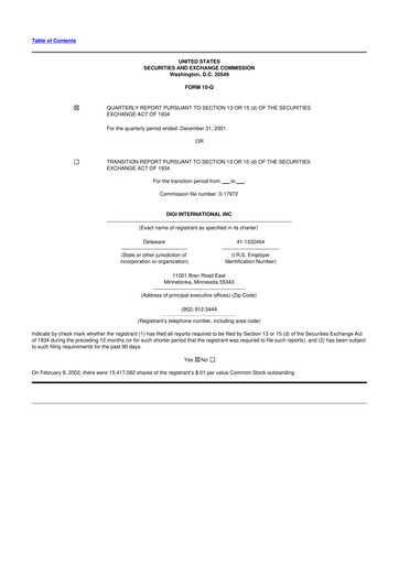 Thumbnail Digi International
 10-Q Quarterly Report FY 