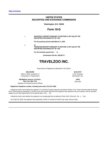 Thumbnail Travelzoo 10-Q Quarterly Report FY 