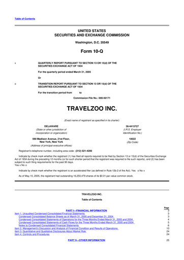 Thumbnail Travelzoo 10-Q Quarterly Report FY 