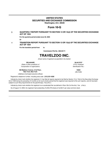 Thumbnail Travelzoo 10-Q Quarterly Report FY 