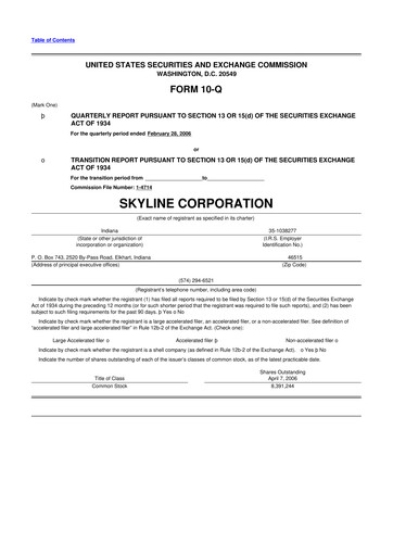 Thumbnail Champion Homes 10-Q Quarterly Report FY 