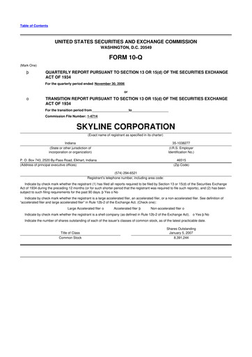 Thumbnail Champion Homes 10-Q Quarterly Report FY 